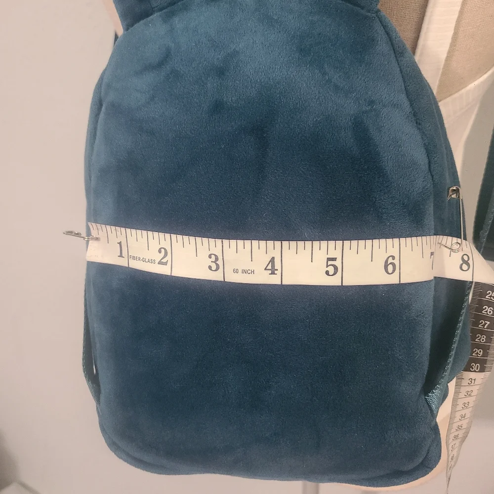 Juicy Couture Black Label‎ Teal Velvet Mini Backpack